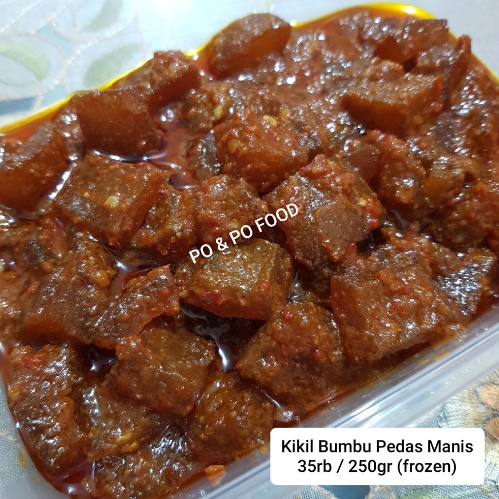 

Kikil Bumbu Pedas Manis 250gr frozen | Kikil Super Lembut