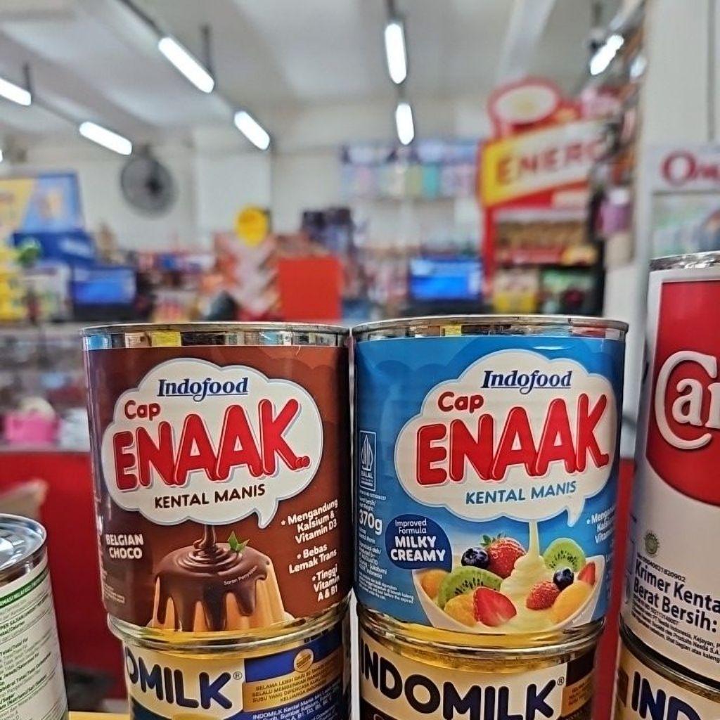 

ED 12.25 PCS 370GR - SKM CAP ENAAK KALENG RASA PUTIH - COKLAT / KRIMER KENTAL MANIS CAP ENAK DARI INDOFOOD