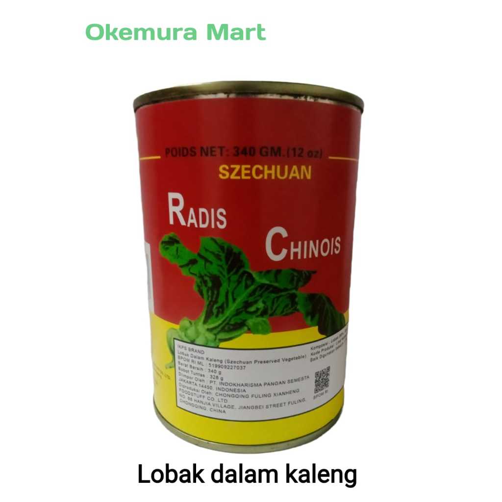 

Szechuan Preserved Vegetable Radis Chinois 340g / Acar Lobak / Lobak dalam kaleng