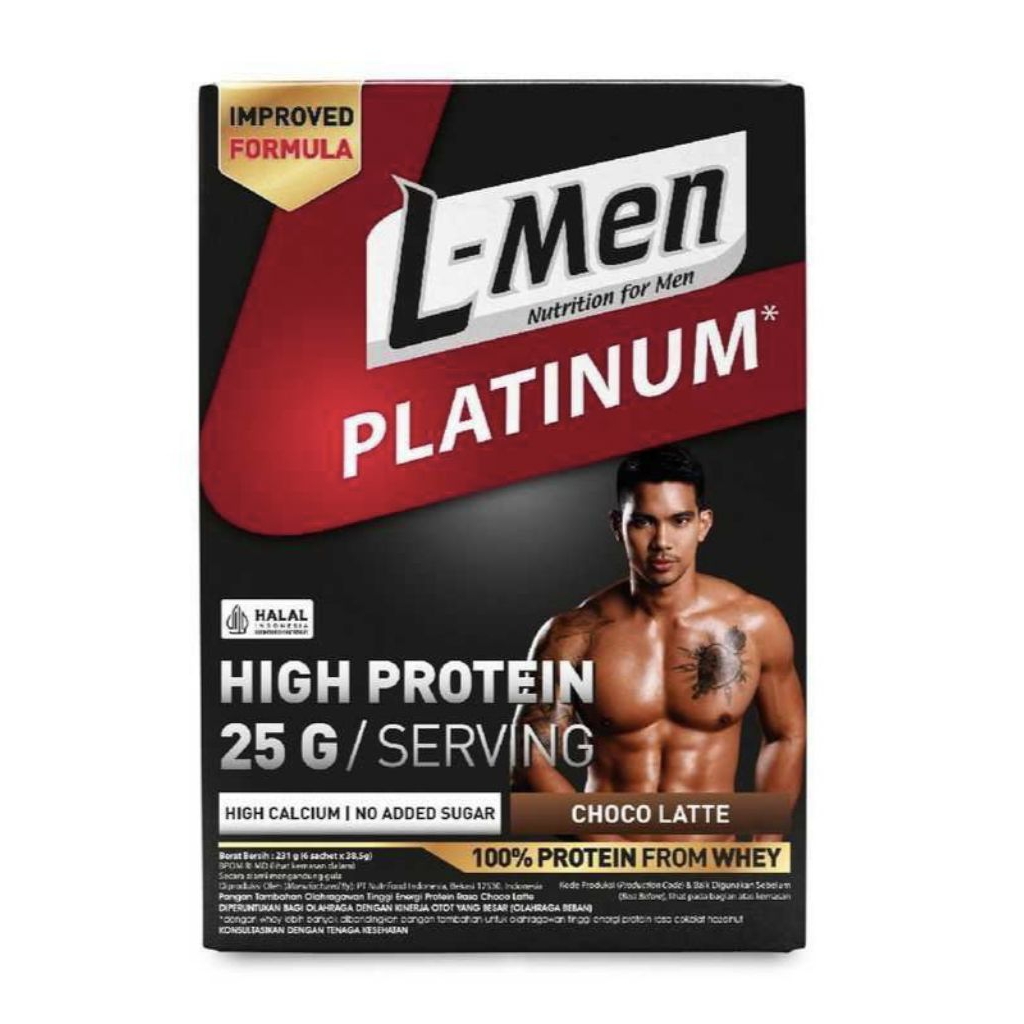 

L-Men Platinum choco latte 6x33.5gr