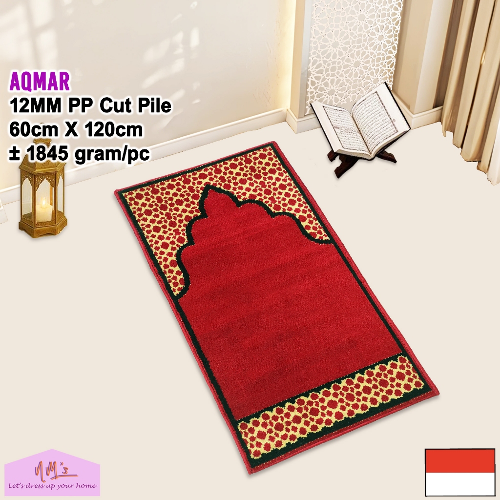 Sejadah sajadah imam masjid mushola 60 cm x 120 cm motif modern minimalis aesthetic bulu tebal cut p