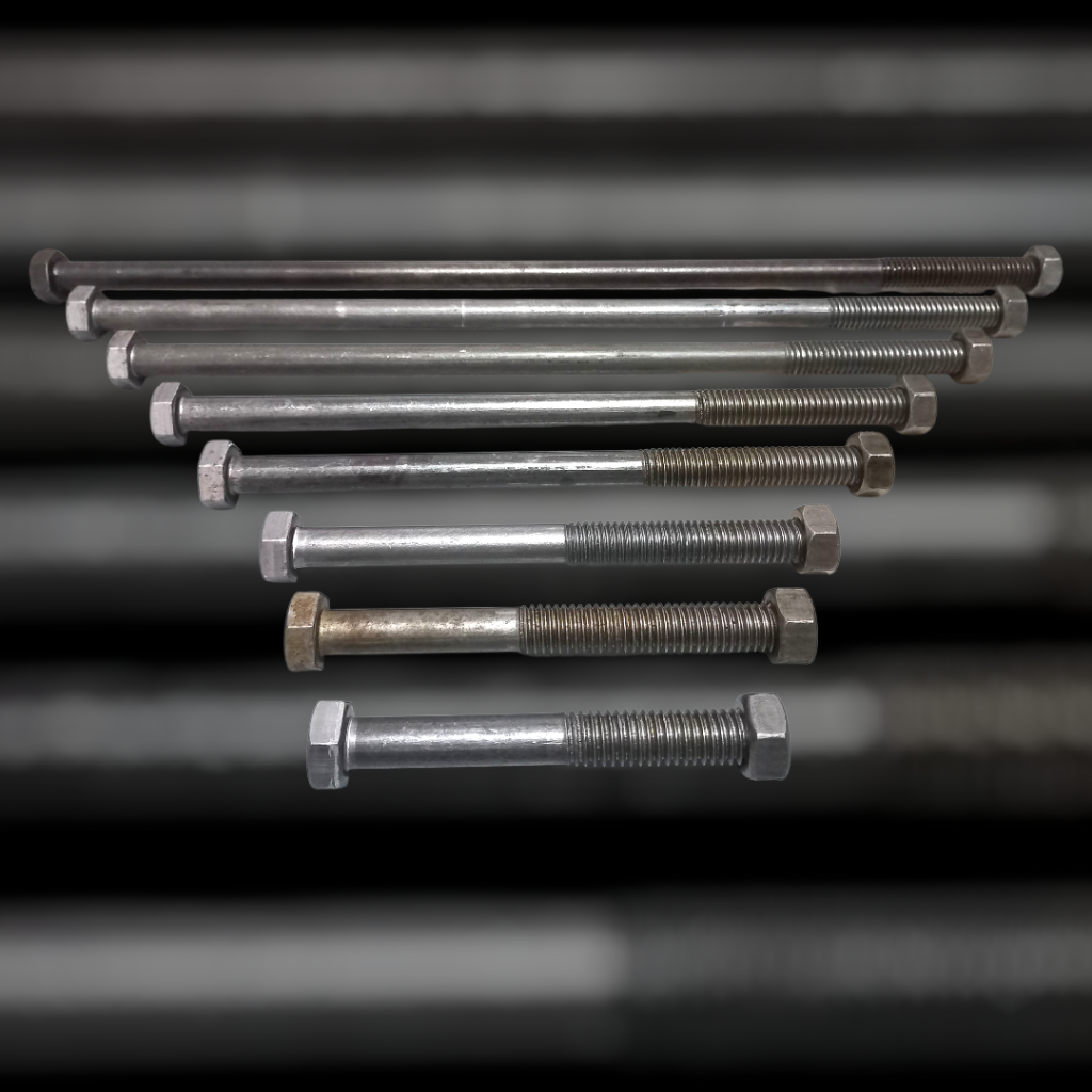 BAUT & MUR BAJA (1 Set) 50 Cm, 40 Cm, 35 Cm, 30 Cm, 25 Cm, 20 Cm, 15 Cm & 10 Cm - Baut Kayu - Baut K