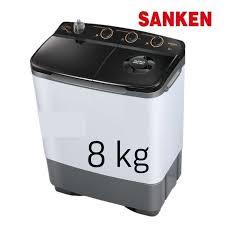MESIN CUCI SANKEN TW 8900 BK 8KG 2 TABUNG TW8900BK