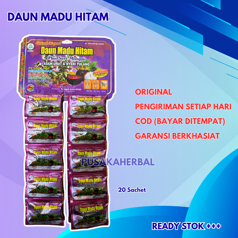 

Daun Madu Hitam Renceng 20 Sachet Original