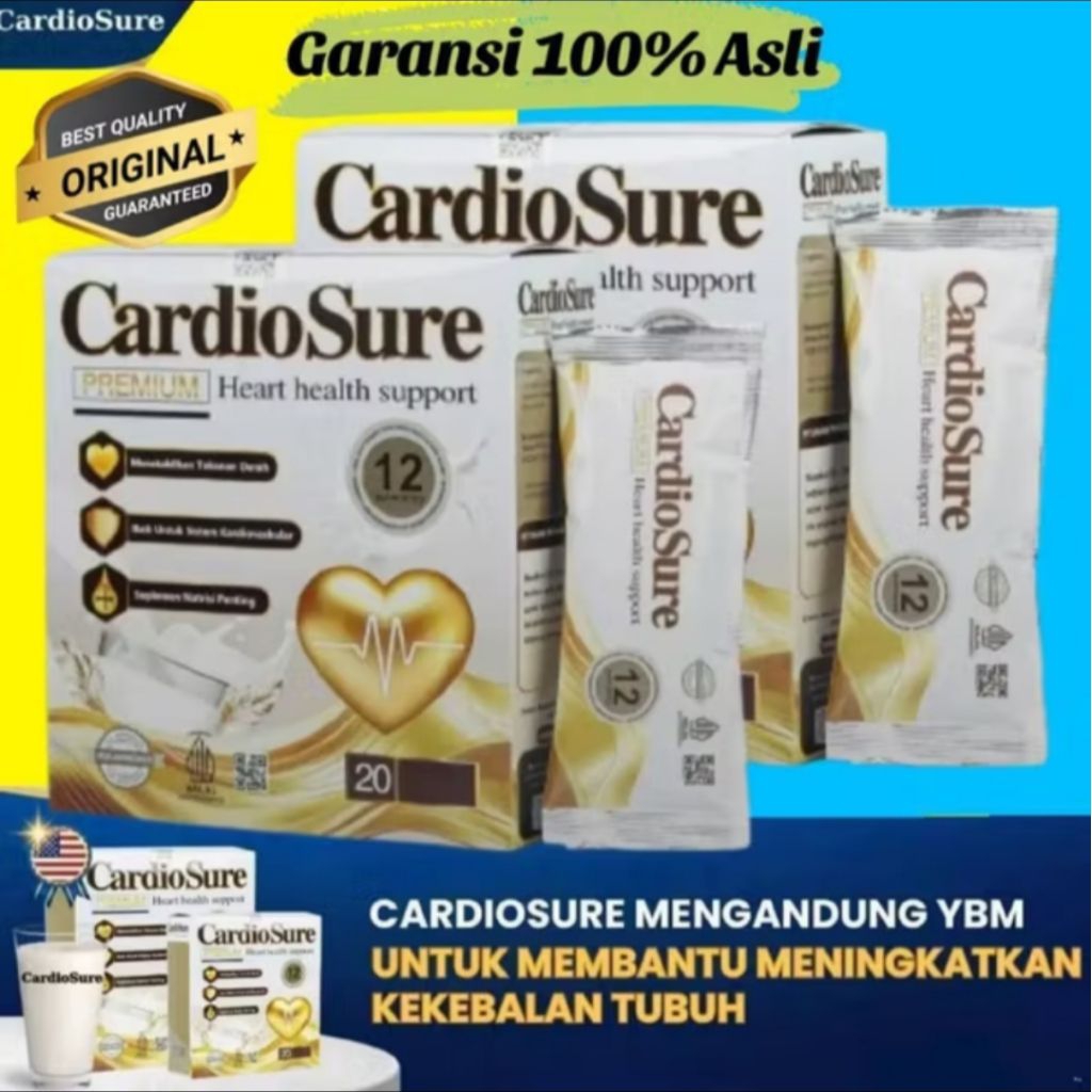 

CardioSure Milk Susu Obat Hipertensi Struk Jantung Sehat Normal