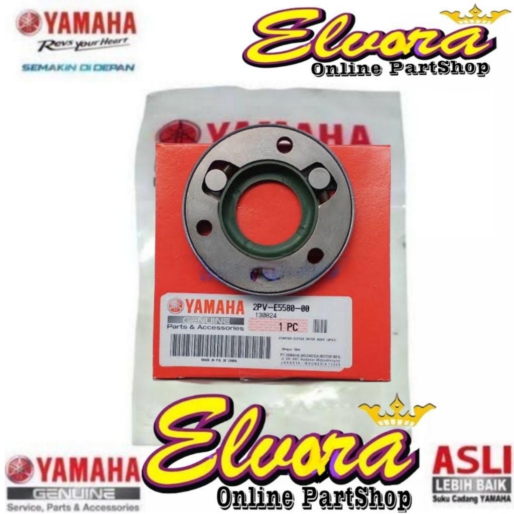 starter clutch outer assy rumah pelor otomatis oneway stater Vixion new NVA Xabre R15 V3 2TP-E5580-0