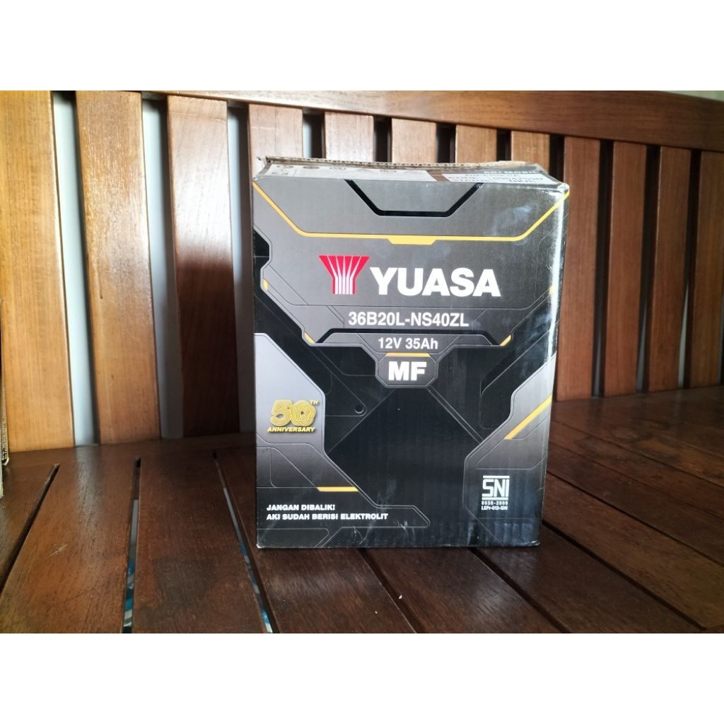 Aki mobil Agya, Ayla, Calya, Sigra NS40ZL 36B20L YUASA Aki Kering