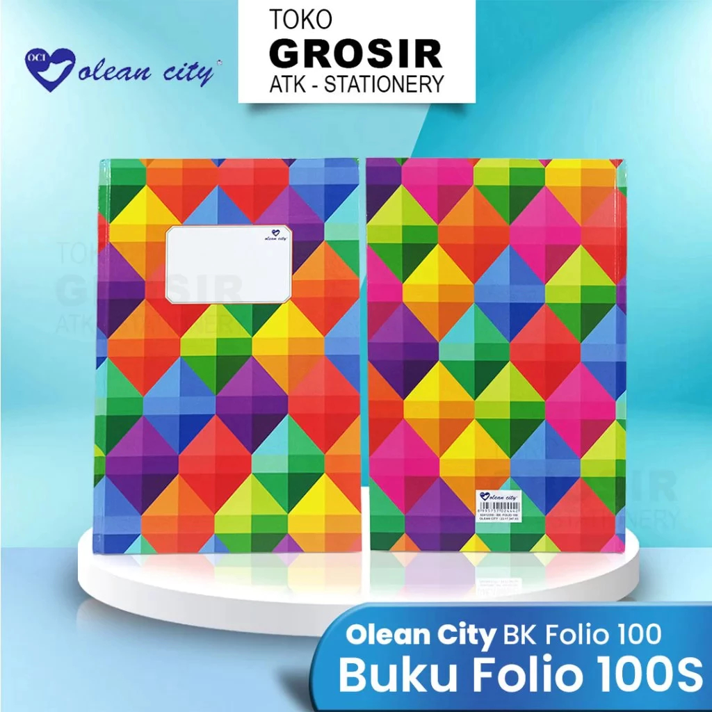 

(LIVE) Buku Folio Hard Cover Isi 100 Lembar Olean City / OLEAN CITY BK Folio 100S 62412350 2