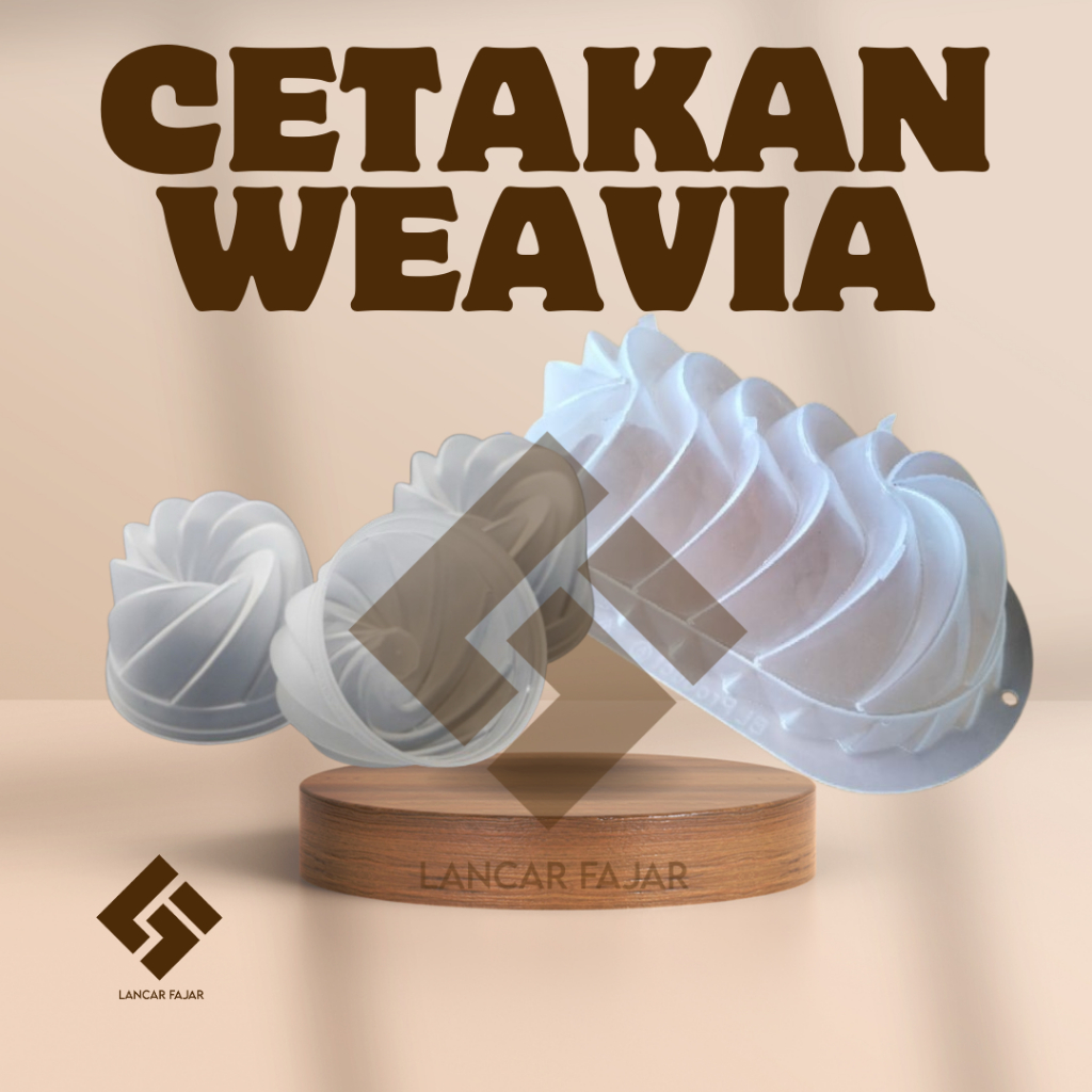 (pcs) Cetakan Agar WEAVIA Puding Jelly Kue Plastik Food Grade Loyang / Cetakan Agar OVALE Puding Jel