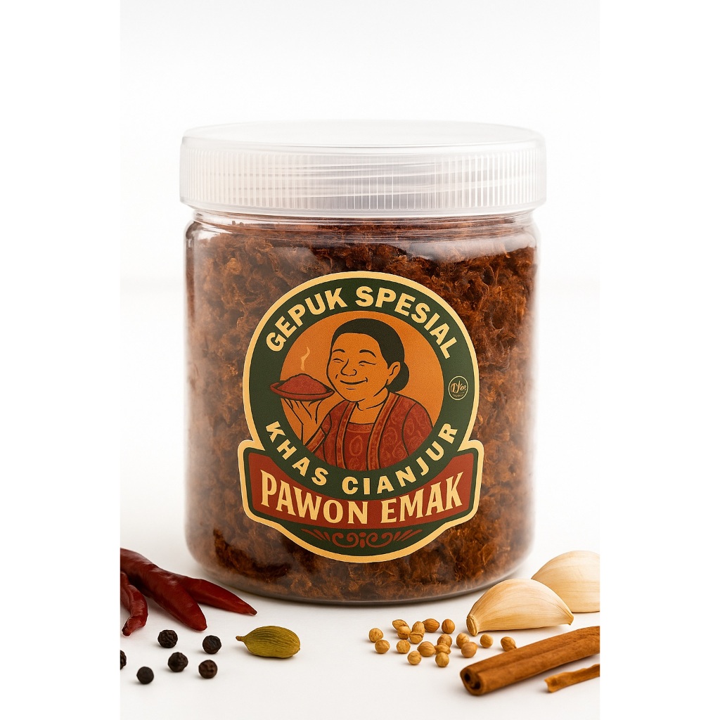 

Gepuk Ayam by Pawon Emak Toples 250gr