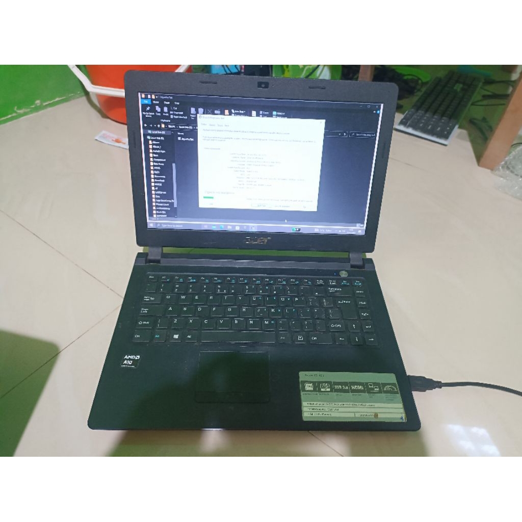 Mainboard mobo laptop acer aspire z3-451 amd a10 normal perawan