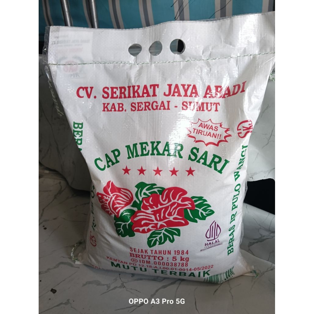

Beras IR Pulo Wangi Cap Mekar Sari