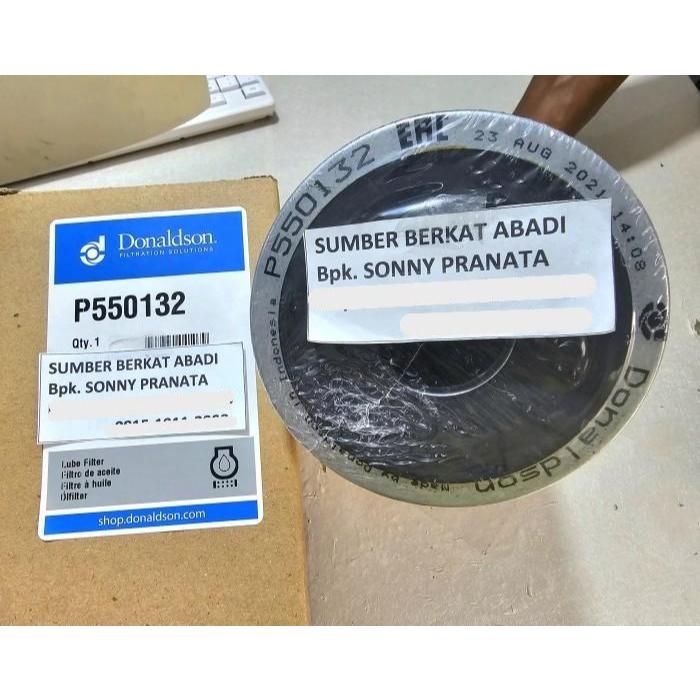 DONALDSON P550132 P55-0132 P55 0132 LUBE OIL FILTER J8610132 J86-10132 J86 10132 HF6118 HF-6118 HF 6