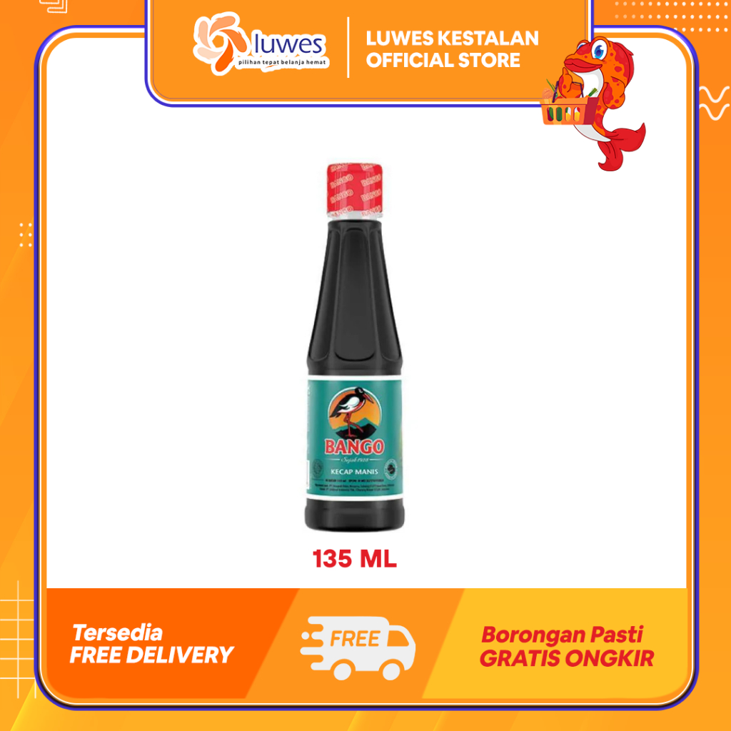 

Bango Kecap Manis 135ml Terbuat Dari Kedelai Hitam Pilihan & Memiliki Rasa Yang Khas