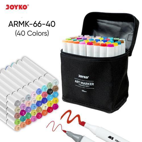 

Art Marker Spidol Penanda Seni Berwarna Joyko ARMK-66-40 Warna