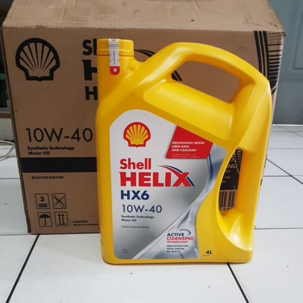 Shell HX6 galon 4L asli original