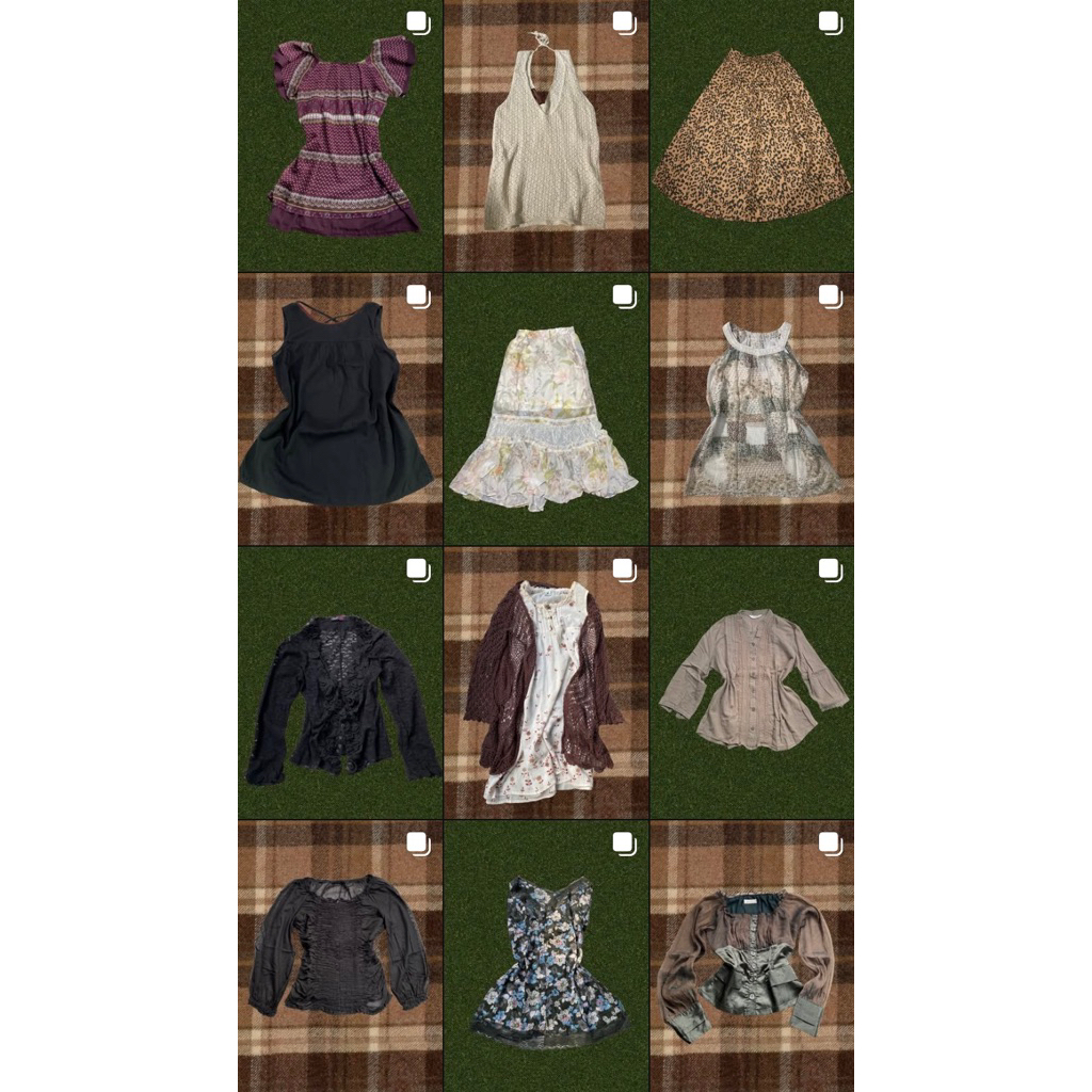 mori kei fairy vintage leopard skirt