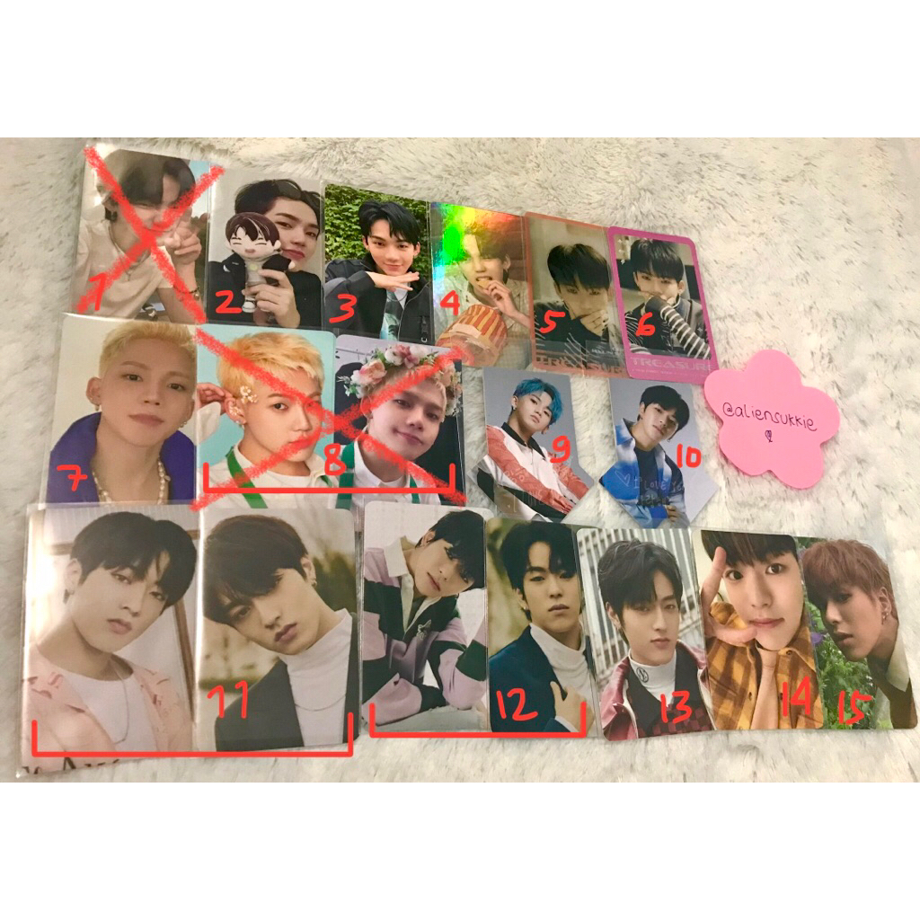 [BACA DESKRIPSI] treasure photocard album jp pc bene pob ktown ygs ygselect ch1 ch2 ch3 welcol welco