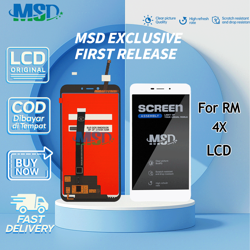 LCD For REDMI 4X UNIVERSAL FULLSET Touchscreen LCD HP OG ASUGAR/MSD