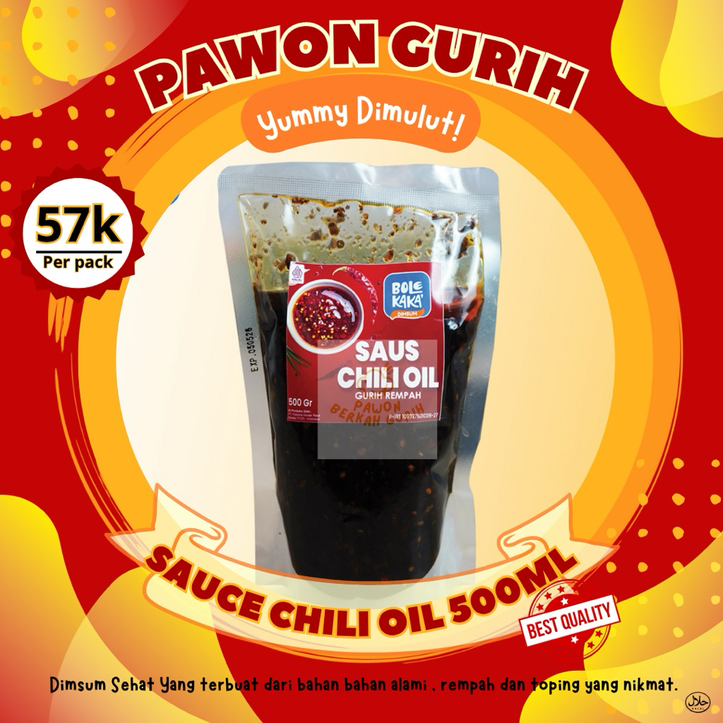 

SAUCE CHILLI OIL 500ML
