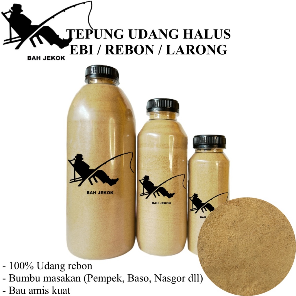 

Udang rebon Ebi Larong giling halus untuk konsumsi bahan masakan makanan