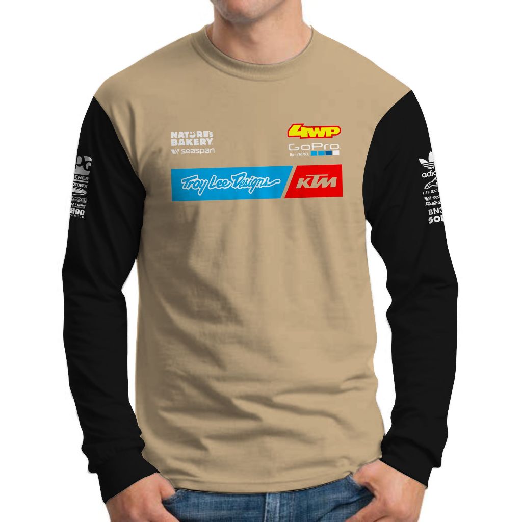 Kaos Lengan Panjang Pria Motor Racing Ktm Gopro