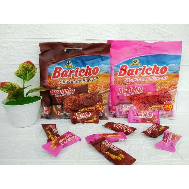 

Baricho vanila oat sereal 140gr 1pack isi 20pcs bungkus coklat strawbery Snack Gandum Bar coconut Kelapa Biskuit Viral