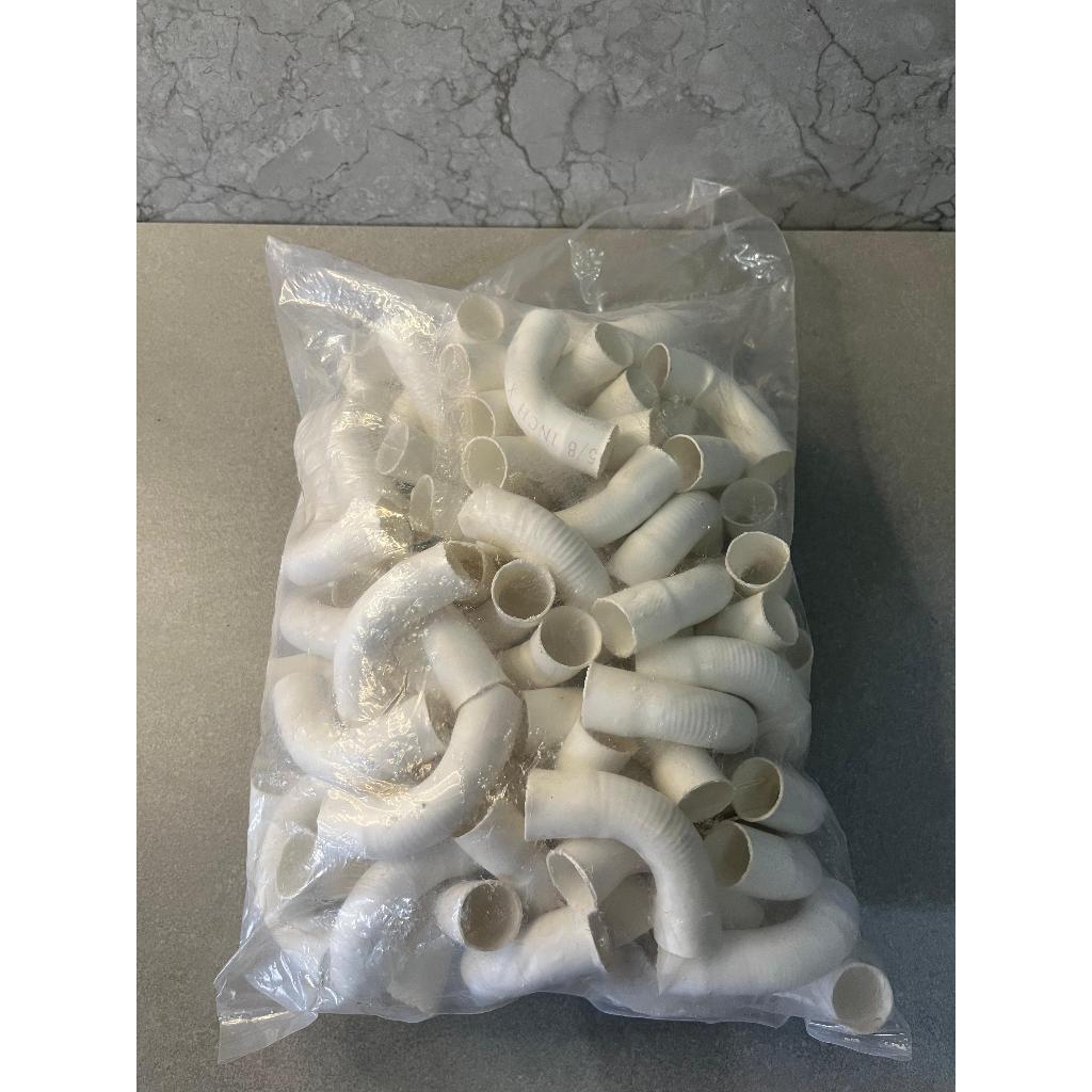 ELBOW LISTRIK 5/8 Elbow PVC Elbo Putih ISI 100 PCS / Elbow Listrik / Sambungan Pipa Conduit Fleksibe