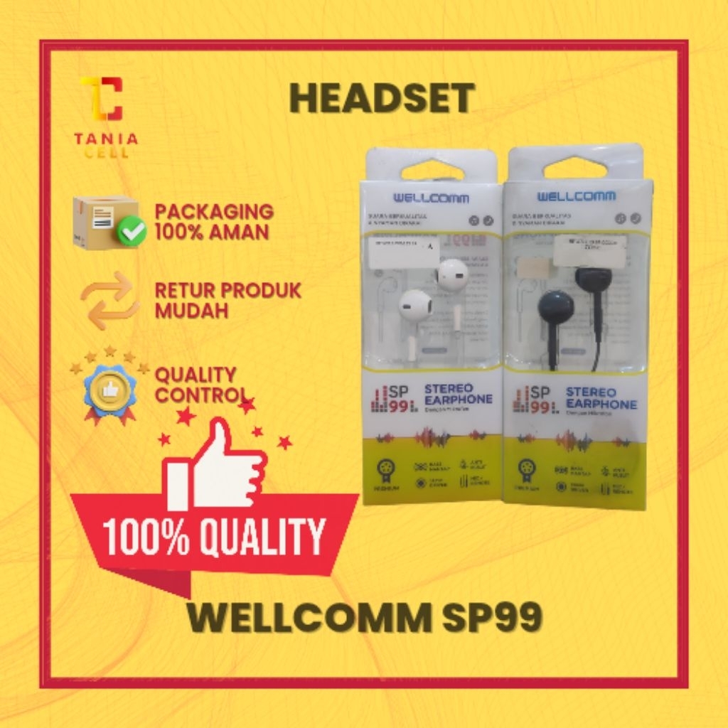 HEADSET KABEL WELLCOMM SP99