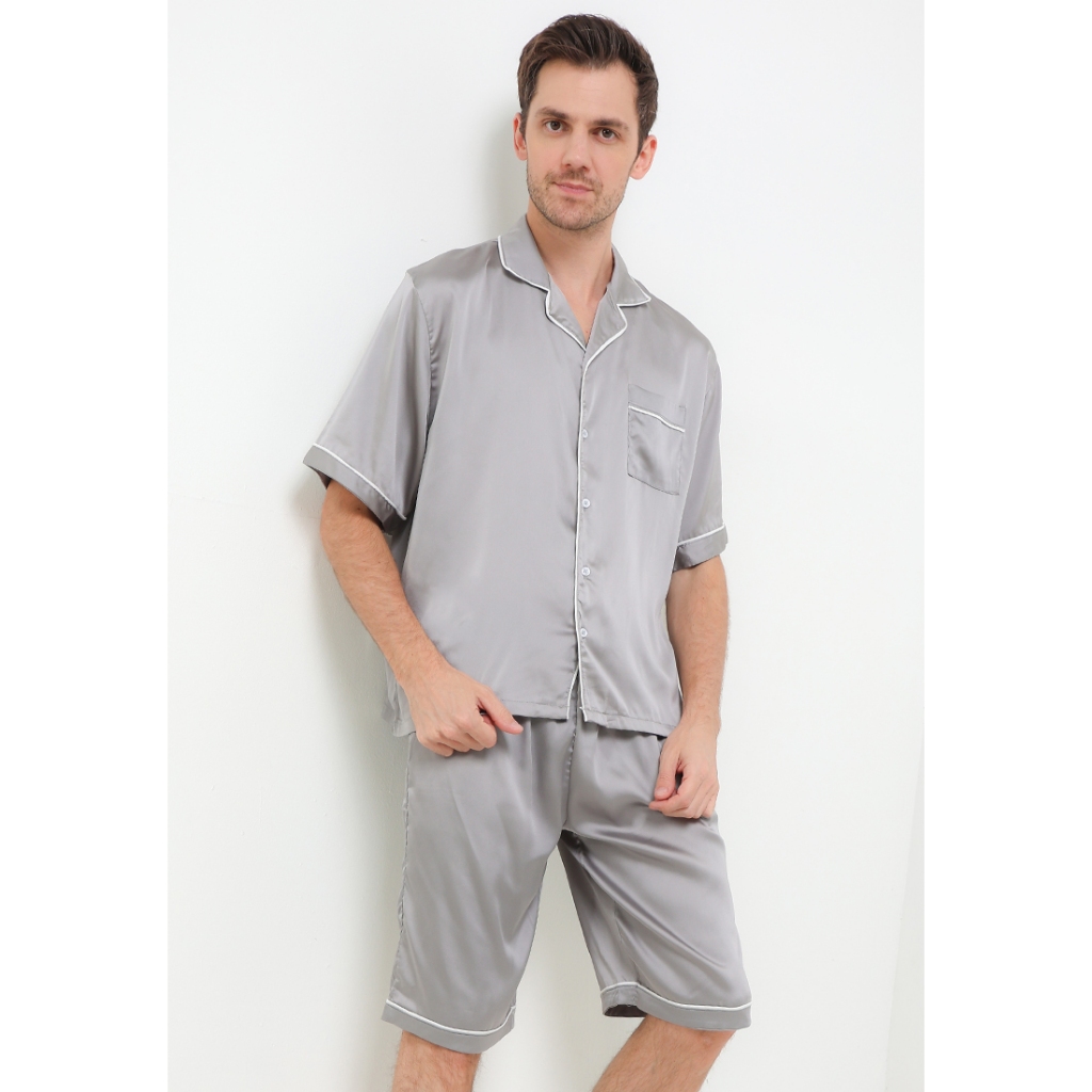 Set Baju Tidur Pria 278 Anne Wintours  Grey (20250707)(415)(62502 22056) Gift Kado Pyjamas Mens Leng