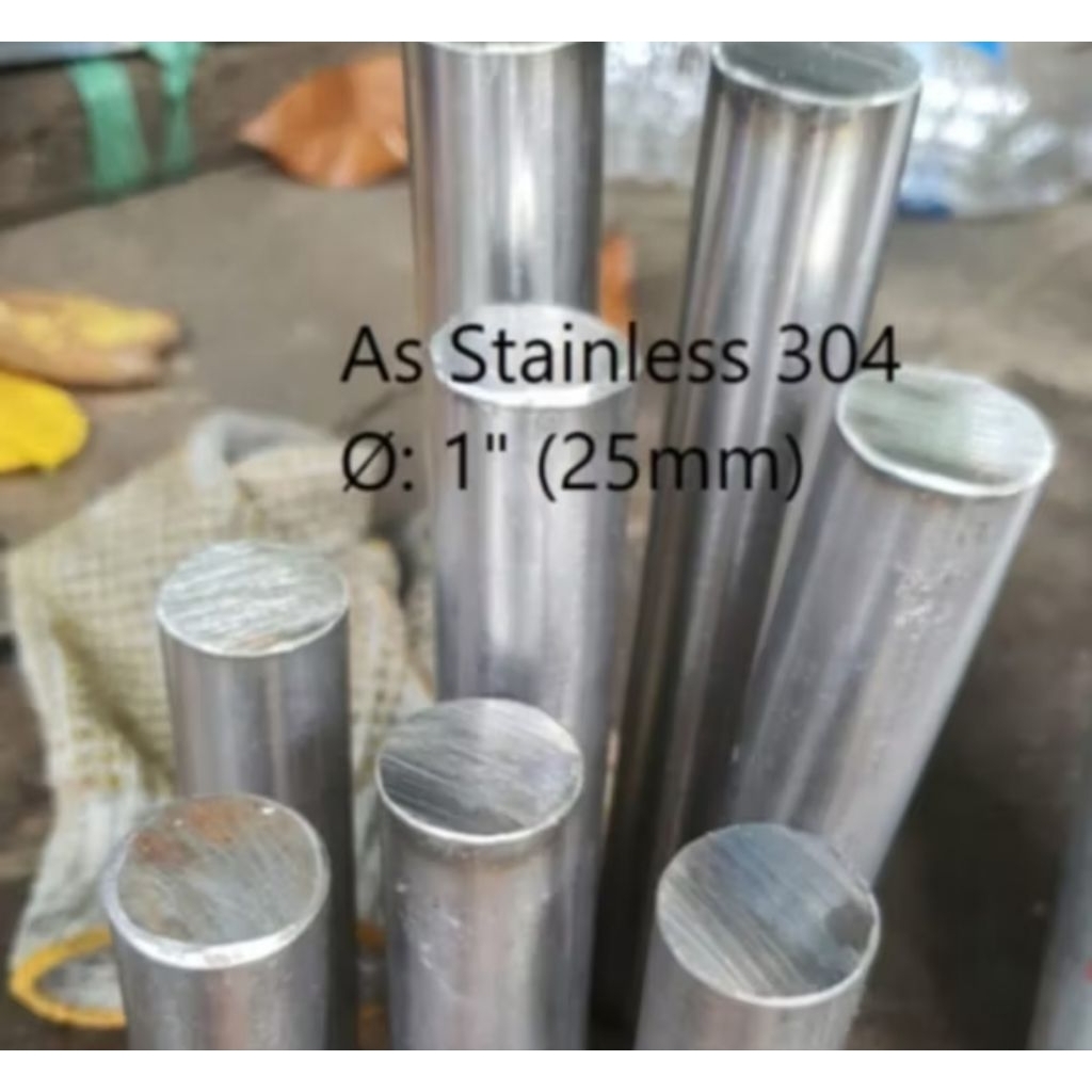 as stenlis 304L diameternya 25mm