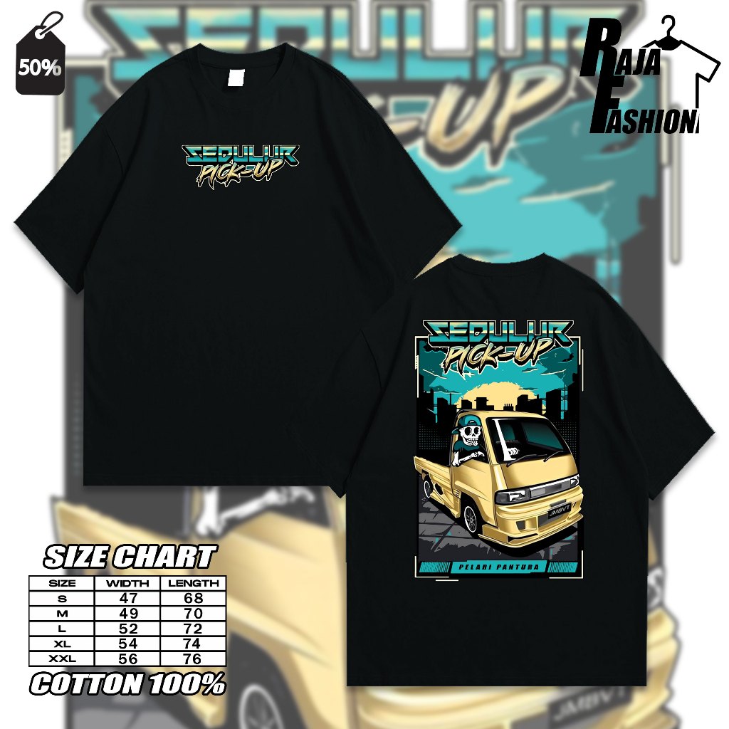 Kaos Mobil Pick up | Baju Komunitas Mobil Pick UP Indonesia | Kaos Team Mobil Pickup Carry | Kaos Mo