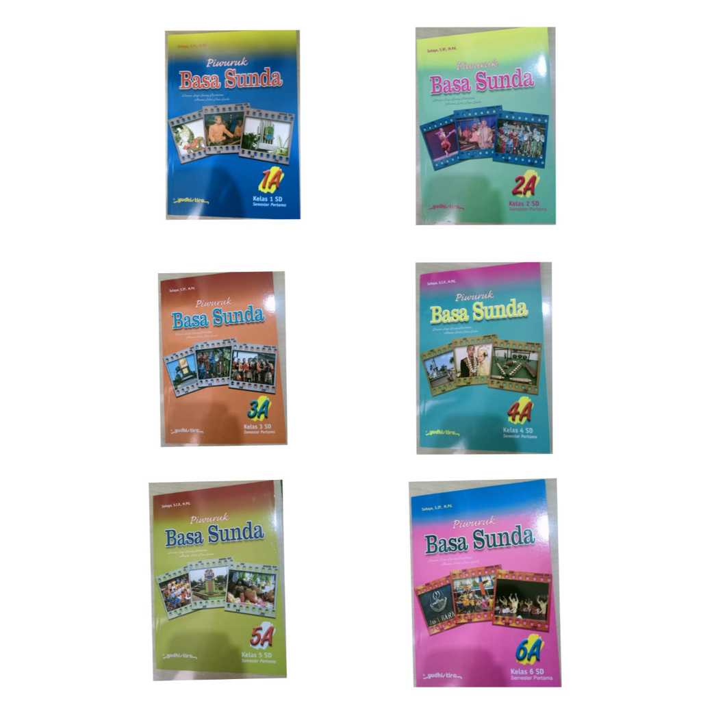 BUKU PIWURUK BAHASA SUNDA KELAS 1-6A SD PENERBIT YUDHISTIRA