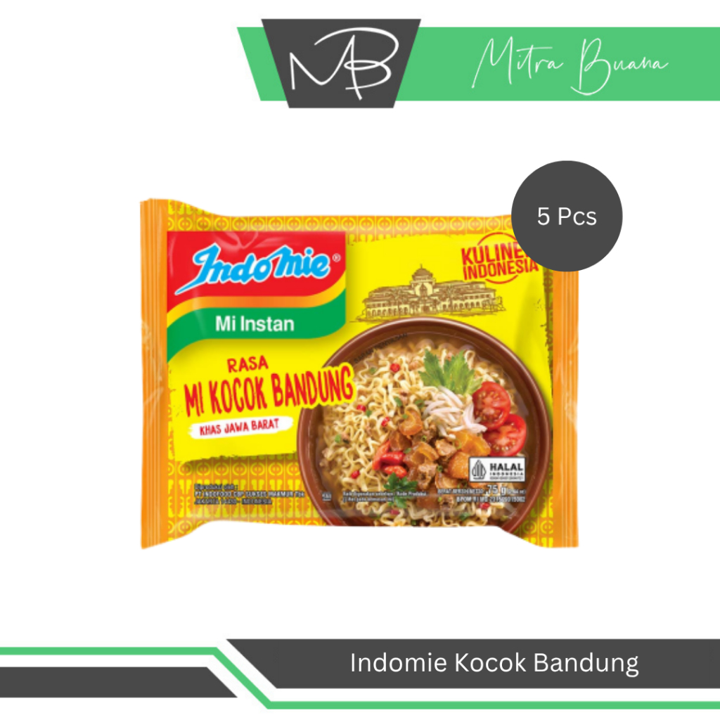 

Indomie Kocok Bandung (Harga Per 5 Pcs) - Mie Instan Enak Murah