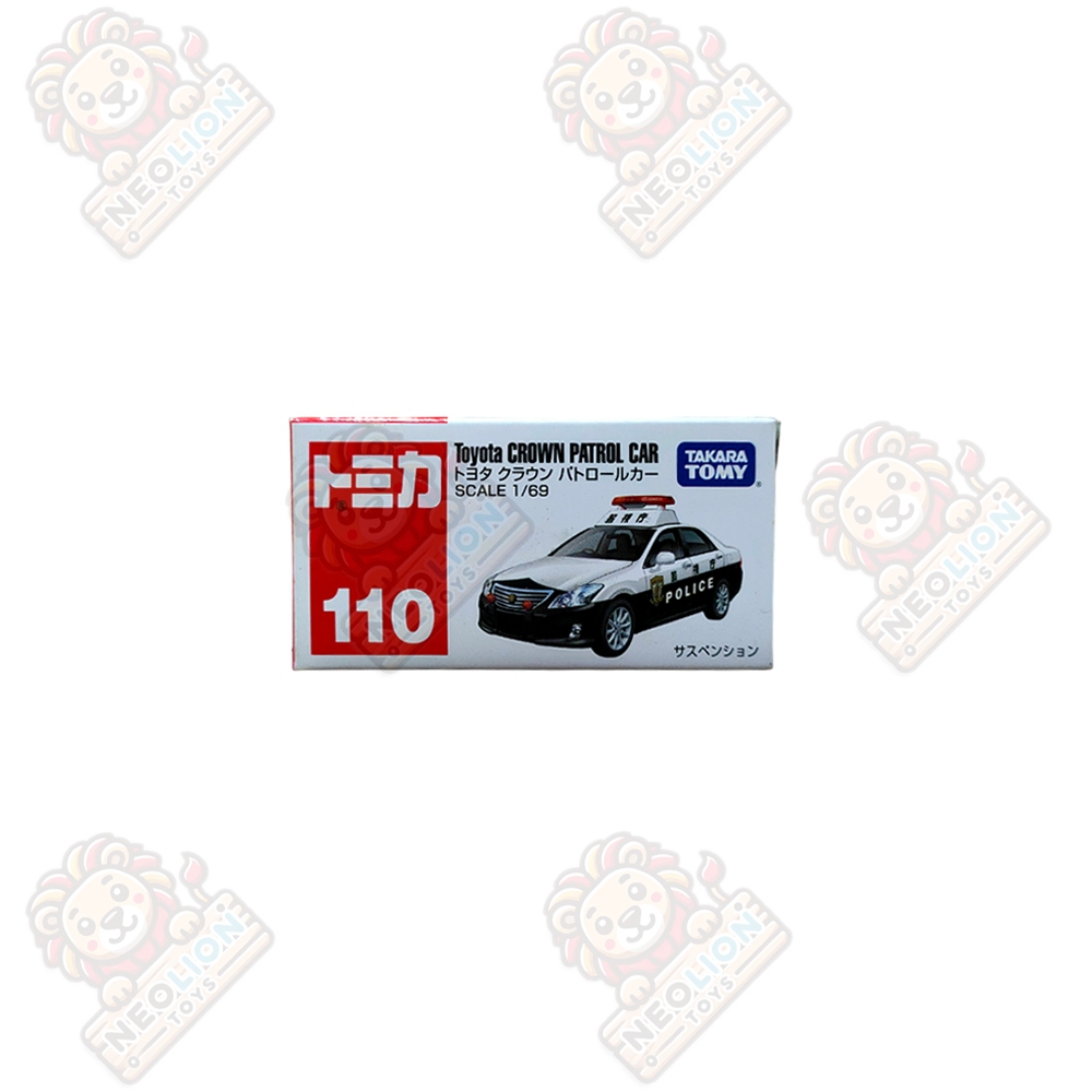 Diecast Tomica Takara Tomy Toyota Crown Patrol Car No. 110