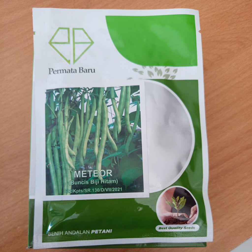 

BENIH BUNCIS METEOR 50GR- Buncis Biji Hitam