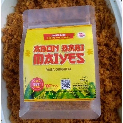 

ABON BABI MURNI 100% DAGING KEMASAN 150 G