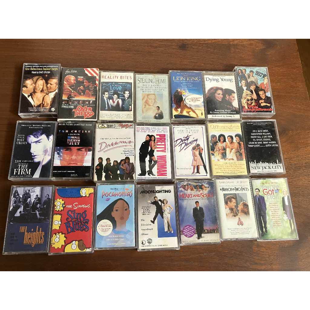 Kaset Pita Soundtrack Original (Pocahontas, Lion King, You've Got Mail, Pretty Woman, dll)