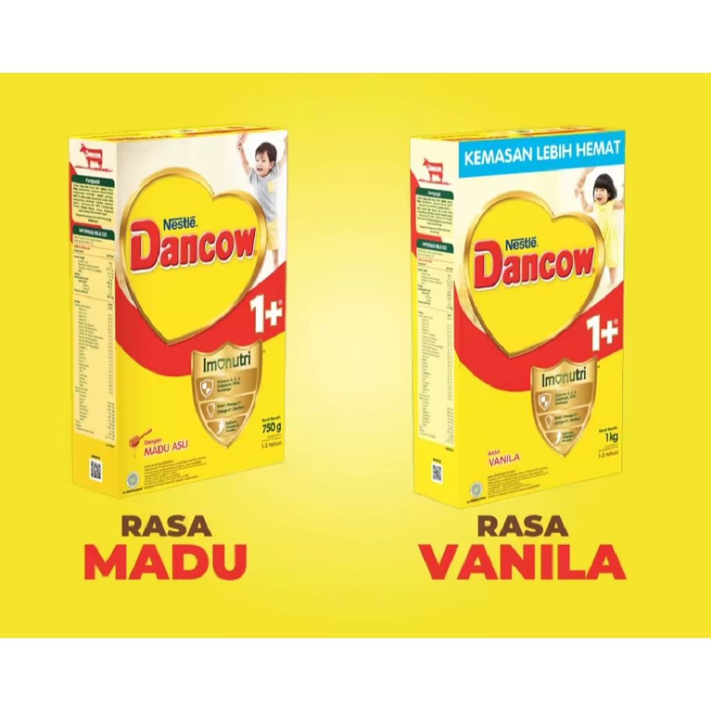 

Dancow 1+ 1kg vanilla dan madu NESTLE Pertumbuhan Anak