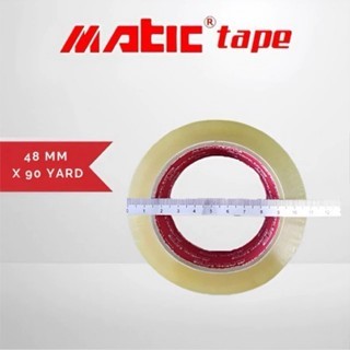 

Lakban Bening/Lakban Transparan Isolasi Bening Matic 2 inch Tape Solasiban Transparan