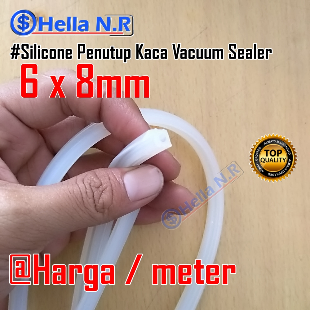 6x8mm Air Proof Silicone Vacuum Sealer Karet Seal Silicon Kaca Silikon Vacum Kedap Udara Vakum