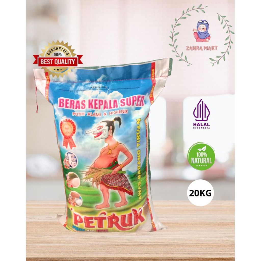 

Beras Premium Petruk 5 Kg Repack 20Kg dan 1 Karung Murah