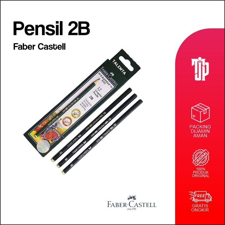 

Pensil 2B Faber Castel