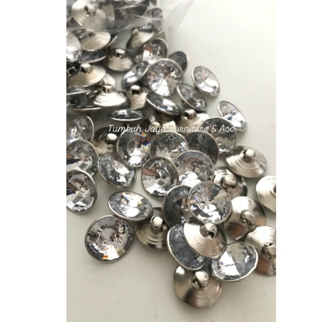 Kancing Sofa Kristal / Kancing sofa diamond / Kancing dipan permata 22mm 200pcs