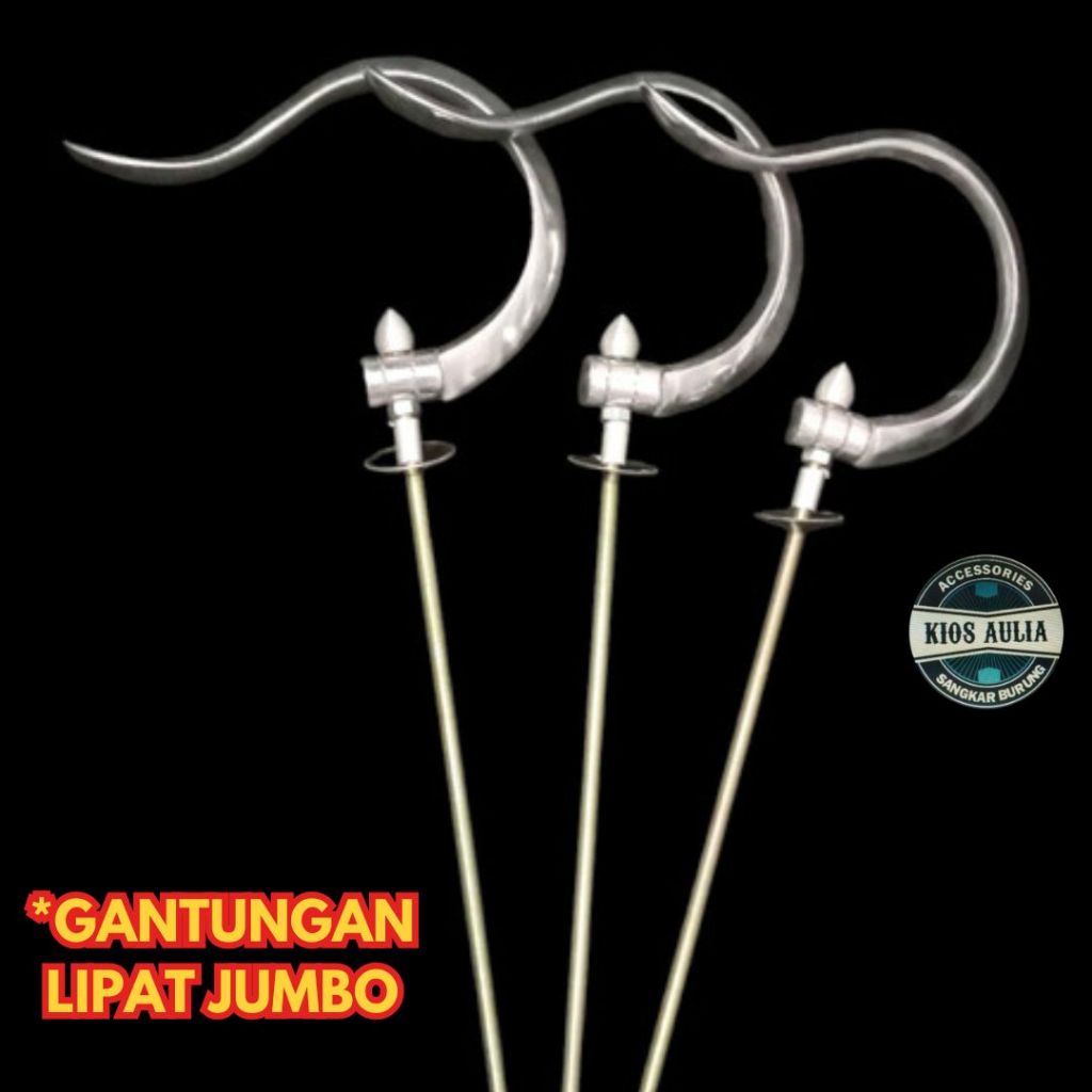 GANTUNGAN LIPAT JUMBO BESAR TANPA PION SANGKAR KANDANG BURUNG MURAI KOTAK 1 PCS