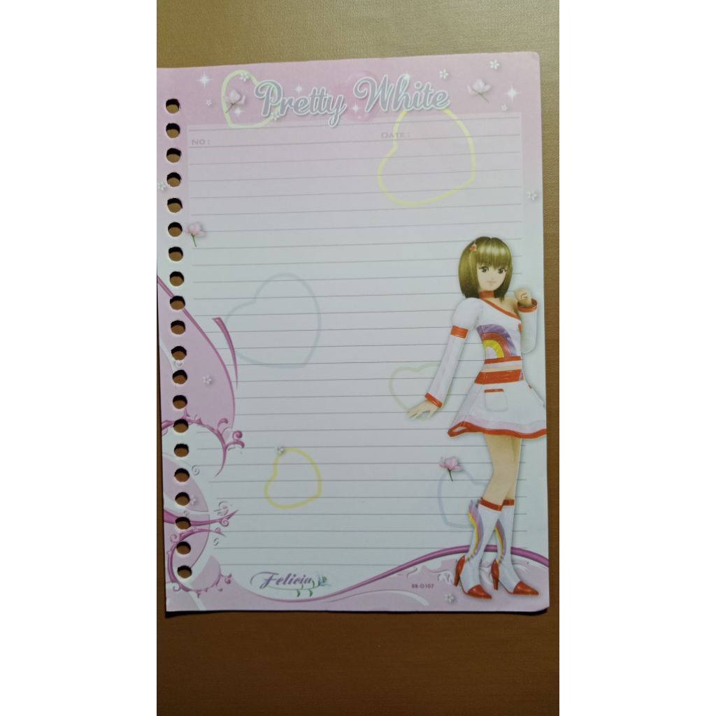 

Binder Pretty lebih tebal binder cantik utuk anak Biodata nama