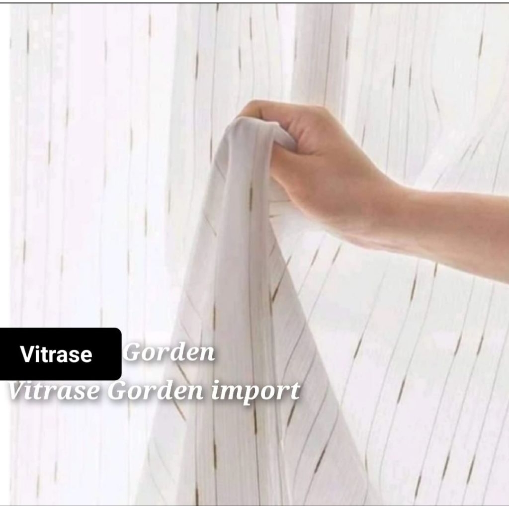 Vitrase gorden transparan gorden vitrase import dalaman gorden varian 3 warna