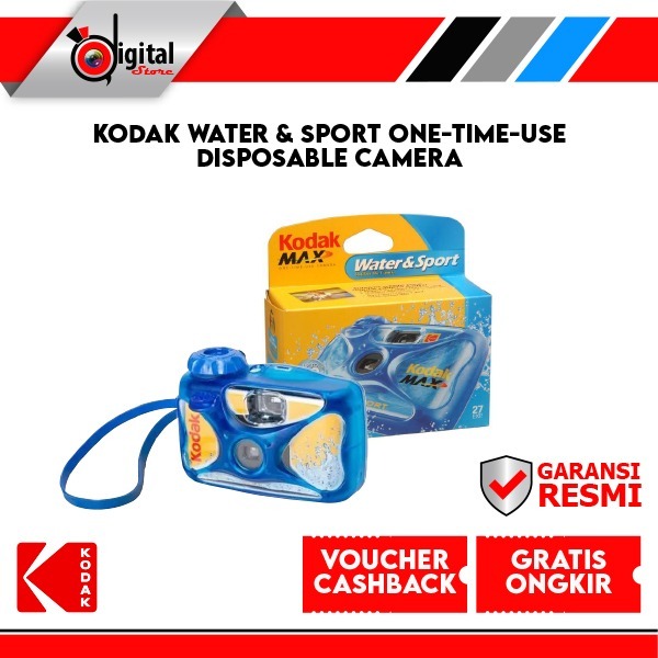 Kodak Watersport / Kodak Underwater Kamera / Kamera Film Anti Air / Kodak Daylight