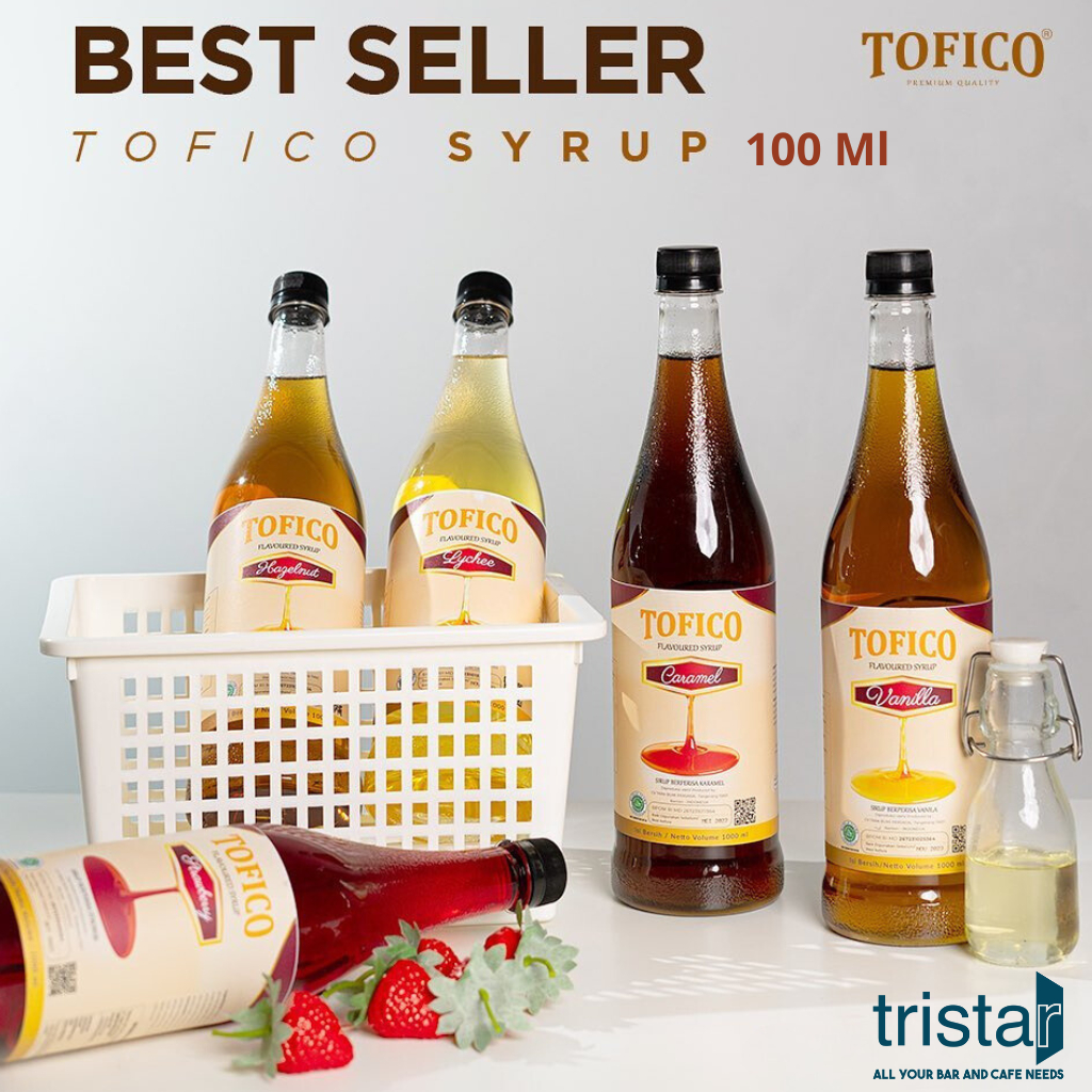 

Tofico Syrup - Sirup Tofico Kemasan minuman cafe Repack 100 ml - All Variants