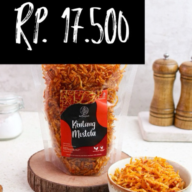 

Kentang Mustofa Pedas Manis Gurih Asin Koffiencut